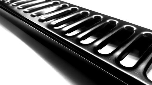 Rejilla Lineal Guardaganado Desague Pluvial 10 X 50cm Negra 1