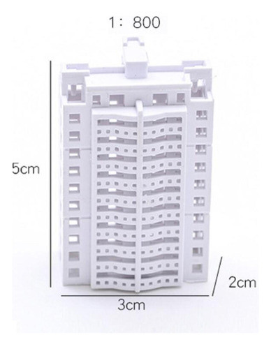Edifício De Apartamento Em Miniatura Diorama 1.800 Estilo A 1