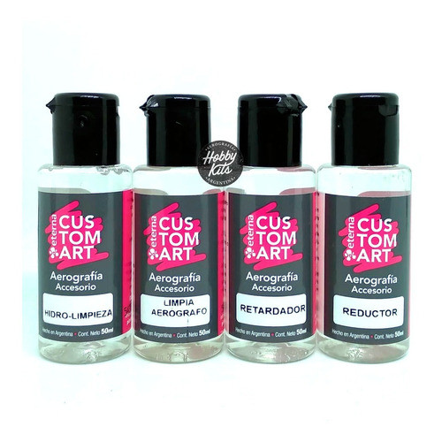 Pintura Aerografica Eterna Custom Art Set De 4 Accesorios 0