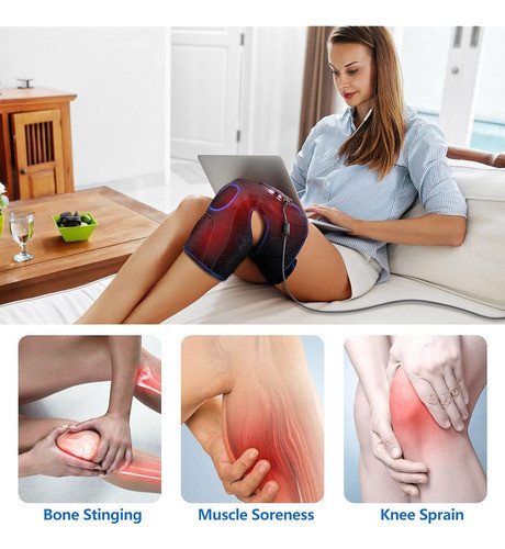 Cin Masajeador De Rodilla Con Calor, Compresión De Aire P 1