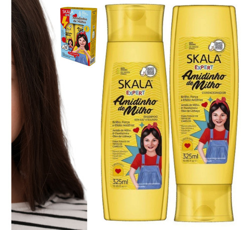 Skala Shampoo + Acondicionador Amidinho De Milho 325ml Lfme 0