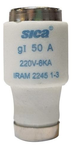 Pack (x5) Cartucho Fusible Porcelana Gl Goliath 50a Sica 0
