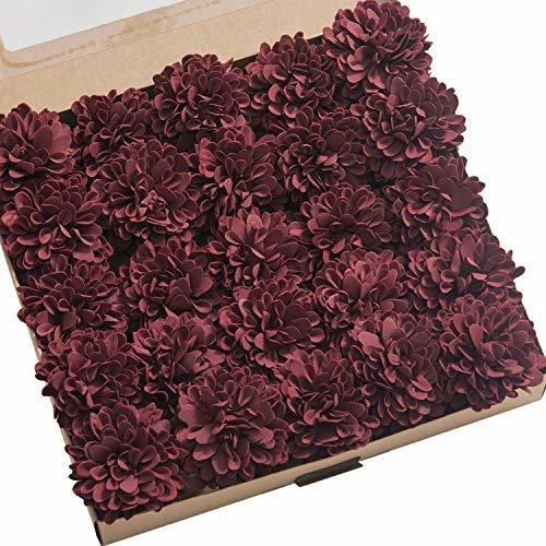 Lings Moment - Flores Artificiales De Aspecto Real Con Tallo 0
