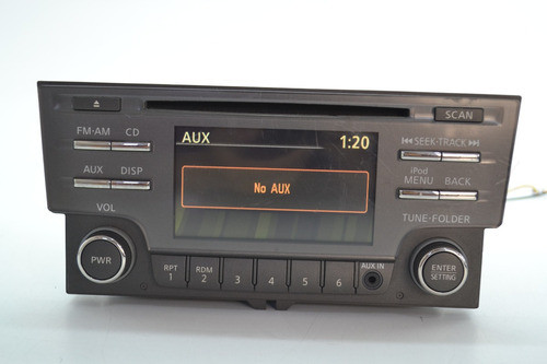 Radio Som Bluetooth Entrada Auxiliar Nissan Sentra Original 0