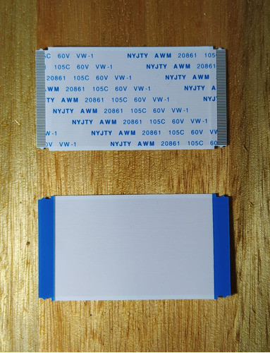 Cable Flex Para Tarj T-com Con Orejas 60vías 0.5mm 8cm Largo 1