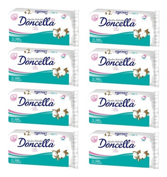 Paquete Algodon 500 Gramos Doncella Por Mayor X 8 Unidades 1