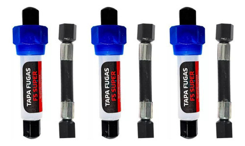 Kit 3 Tapa Fugas Geladeira Freezers Ar Cond C/ Mangueira 8ml 0