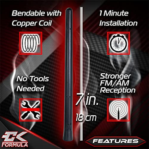 Ck Formula Bending Truck Antenna, 7? Reemplazo De Antena Aut 1