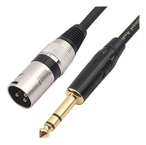 Disino 1/4 Pulgada Trs A Xlr Macho Cable De Interconexión De 0