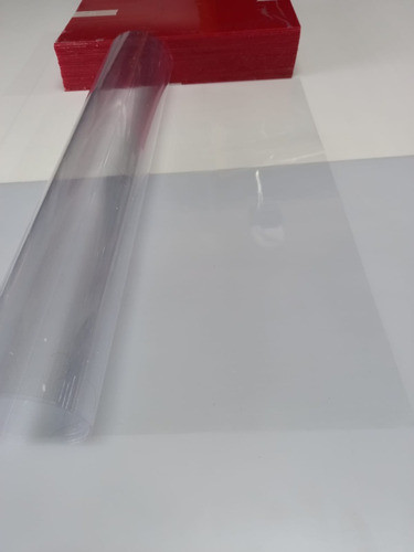 Láminas De Acetato Cristal 1 Mts X 50 Cm X 80 Micrones 1