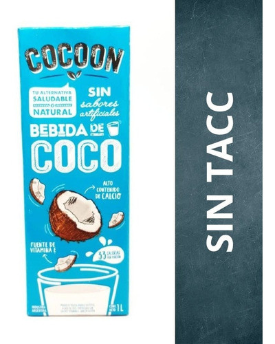 Leche De Coco Marca Cocoon X 1 Lt  - Sin Tacc 0