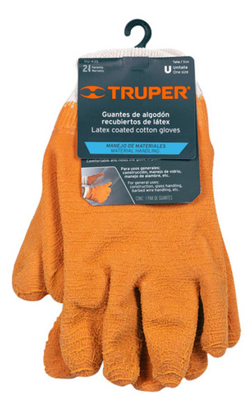 2 Pares De Guantes De Hule Para Jardinería Truper (pack X2) 1