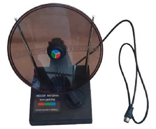 Antena Interior Tv Digital Abierta Tda Hd Uhf Vhf Fm Nitida 0