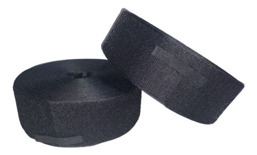 Abrojos Velcros Velok Negro 25mm X10mts. 0