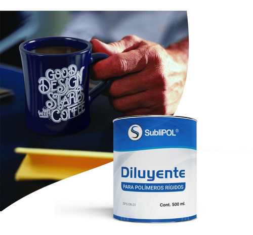 Diluyente Para Polímeros Rígidos Sublipol X 500ml 1