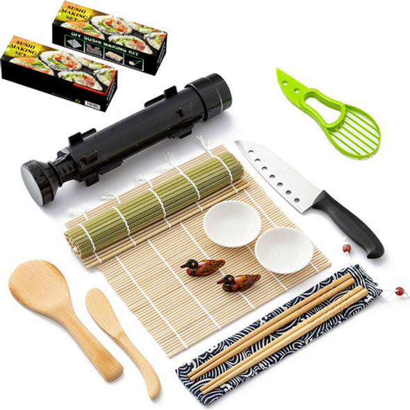 Kit Culinária Japonesa Esteira Sudare Sushi E Forma Niguiri- 0