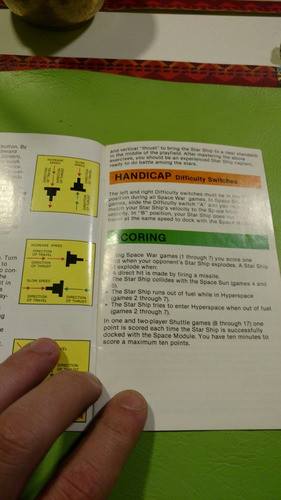 Catalogo  Atari Juego Space War 1