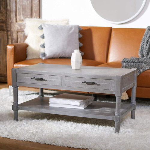 Safavieh Home Collection Filbert White Wash Gris 2-cajones B 0
