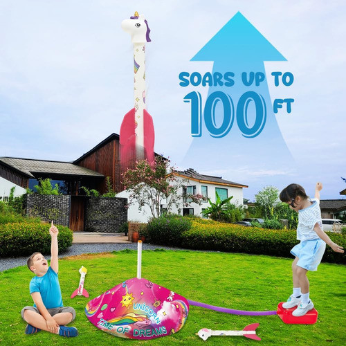 Lanzador De Cohetes Mágicos Unicornio Para Niños De 3-12 Año 1