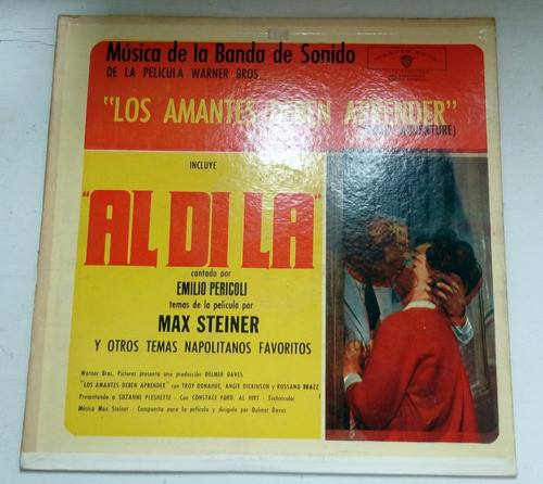Max Steiner Los Amantes Deben Aprender Lp Promo Arg / Kktus 0