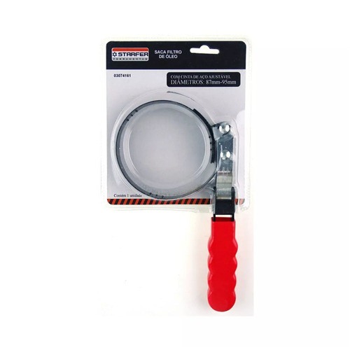 Saca Filtro De Oléo Com Cinta De Aço Starfer 8795mm 1