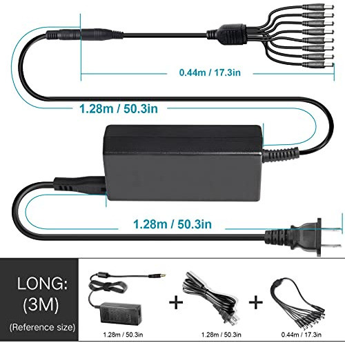 Fuente De Alimentacion Camara De Seguridad 12v 5a Adaptador 1
