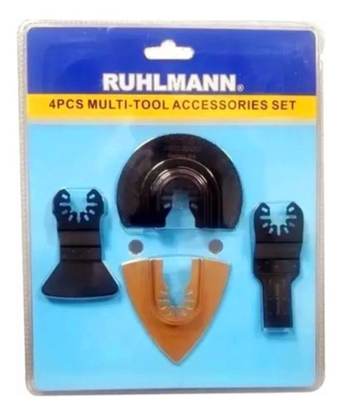Kit Set 4 Pcs Sierra Oscilante Multicortadora Diamantada 0