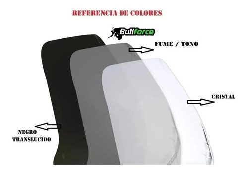Parabrisas Moto Yamaha Tenere 250 2017 Elevado 42 Cm Znorte 1