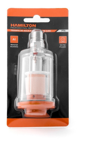 Trampa De Agua 1/4 Compresor Pintar Neumatica Hamilton Pta 0