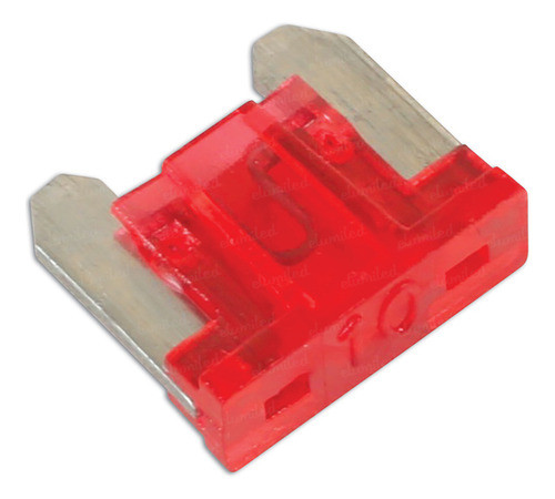 100 Mini Fusible Bajo Perfil 10a Automotor Mini Blade Low 0