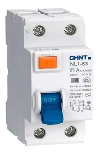 Disyuntor/interruptor Diferencial Bipolar Chint De 63a 0 Disyuntor/interruptor Diferencial Bipolar Chint De 63a 0