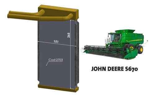 Calefactor Facorsa Compatible John Deere S670 Facorsa 1