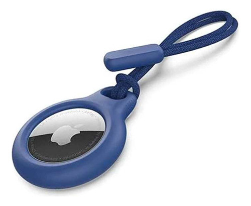 Capa Case Azul Marinho Compatível Com Airtag Proteção 0