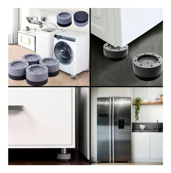 Regatones Lavarropa Heladera Mueble Antideslizante X4 Csp 1