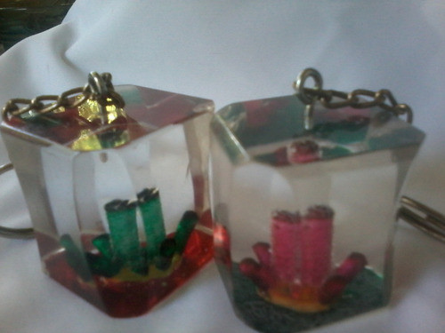 Llavero Vintage De Acrilico 0