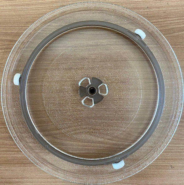 Prato + Rodízio Compatível Com Philco Pms24 Pms18 Pme22 24cm 1