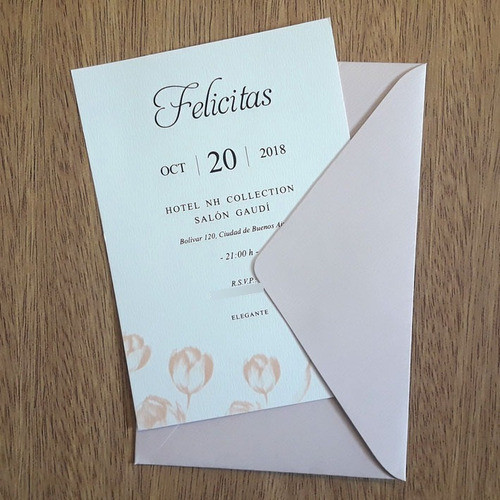 Tarjeta 15 Años Marmol. Oferta Verano!!. Pack X30. Promo 1