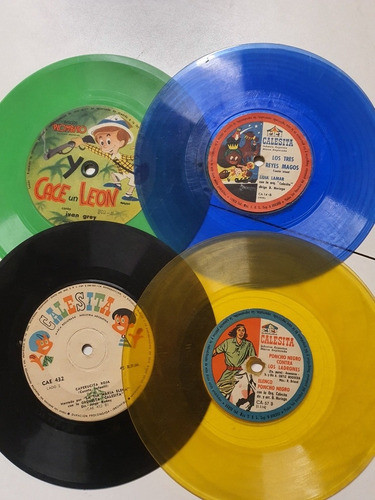Lote De 17 Discos Infantiles Calesita-las Ardillitas- Etc-05 0