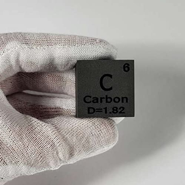 Cubo Acrilico C Elemento Tabla Periodica 25.4mm Carbon 1