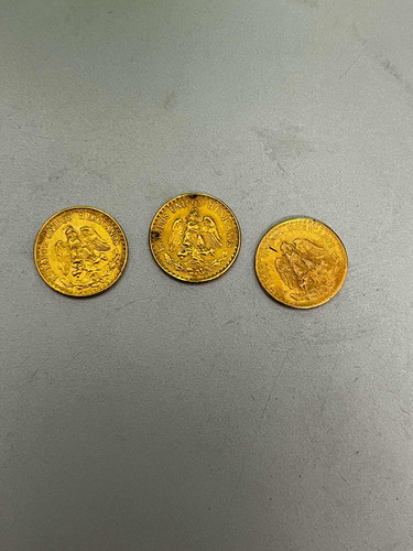Dos Pesos Mexicanos 1945 Oro 1