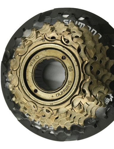 Piñon Bicicleta Shimano Mf-tz500-7 7v Rosca Original-works! 1