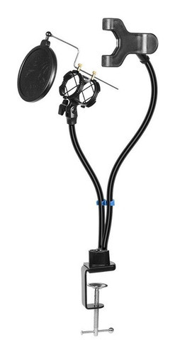 Soporte Para Microfono Brazo Con Filtro Pop Soporte Celular 1