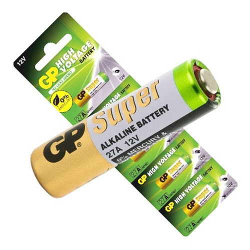 Pilas Alcalinas A27 G375 12v X 5 Unidades 28.2x0.8mm 0