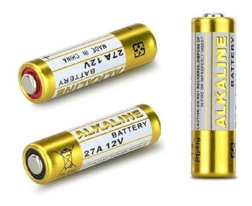 Pilas Alcalinas A27 G375 12v X 5 Unidades 28.2x0.8mm 1