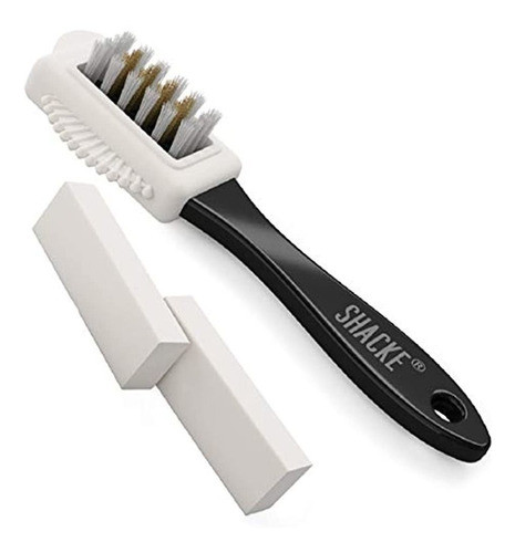 Shacke Suede Y Nubuck Limpiador De 4 Vias De Piel 2 Gomas D 0