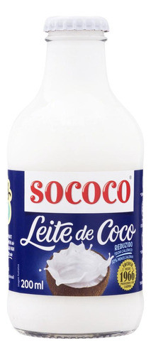 Kit C/ 4 Leite De Coco Rtc Sococo Vidro 200ml 0
