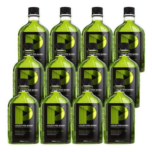 Loção Pós Barba Play Barber 240ml Lemon Revitalizador 12 Und 0