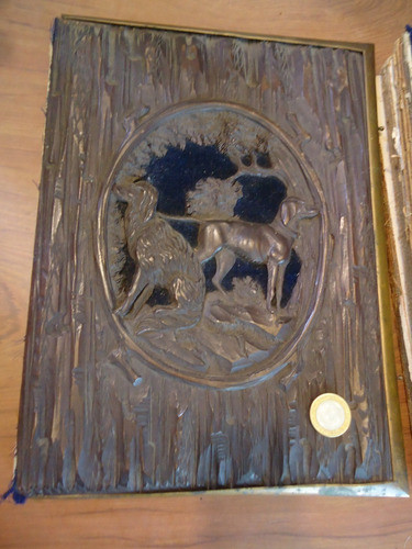 Albun Para Fotos Cdv S Negra Madera Tallada A Restaurar (ce) 1