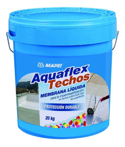 Membrana Líquida Mapei Aquaflex Techos Blanco 20 Kg Sibaco 0