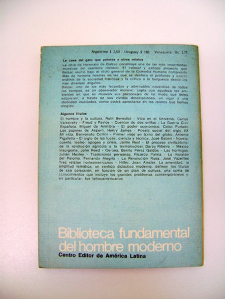 La Casa Del Gato Que Pelotea Y Otros Relatos Balzac Boedo 1 La Casa Del Gato Que Pelotea Y Otros Relatos Balzac Boedo 1